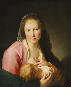 Maria met kind by Hendrick Bloemaert