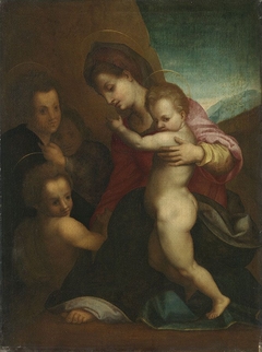 Maria mit Kind und Johannes (Kopie nach) by Andrea del Sarto