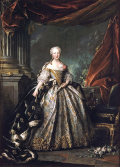 Marie-Thérèse-Antoinette-Raphaëlle d'Espagne, Dauphine de France (1726-1746) by Louis Tocqué
