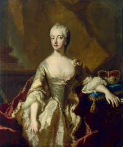 Markgräfin Maria Josepha von Baden-Baden (1734-1776) by Georg Desmarées