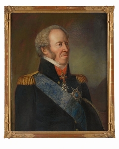Mattias Rosenblad (1758-1847), count, prime minister of Justice, married to Charlotta Maria Toutin by Per Krafft the Younger