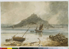 Mont St Michel by François Louis Thomas Francia