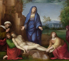 Mourning over the Dead Christ by Francesco Francia