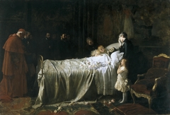 Muerte de don Alfonso XII (El último beso) by Juan Antonio Benlliure