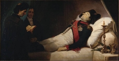 Napoléon Ier sur son lit de mort, une heure avant son  ensevelissement