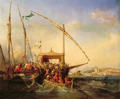 Naval Battle of Imbre in 1346