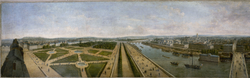 Panorama de Paris pris du toit du pavillon de Flore, aux Tuileries