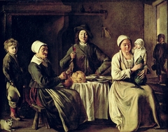 Peasant family by Anonymous
