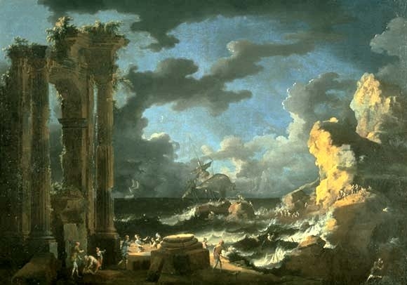 Port of Ostia During a Tempest
