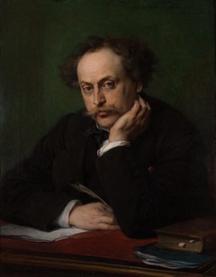 Portrait d’Alexandre Dumas fils by Edouard Louis Dubufe