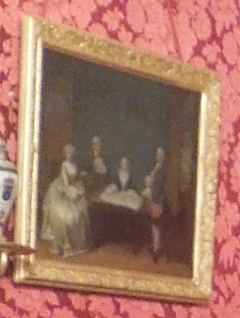 Portrait de Jan Frederik Bachman (vers 1720-1774) et sa famille