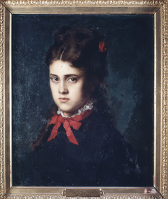 Portrait de Marie-Louise Vallery-Radot à 18 ans by Jean-Jacques Henner