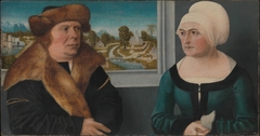 Portrait of a Man and His Wife (Lorenz Kraffter and Honesta Merz?) by Ulrich Apt the Elder