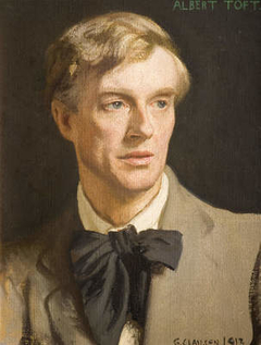 Portrait Of Albert Toft (1862-1949) by George Clausen