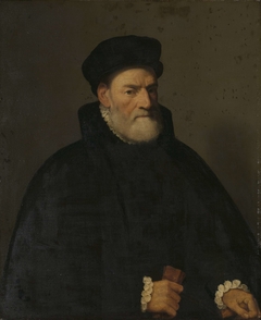 Portrait of an Old Man, probably Vercellino Olivazzi, Senator from Bergamo by Unknown Artist