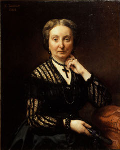Portrait of an unidentified woman by Léon Bonnat