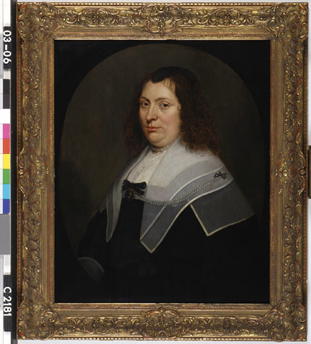 Portrait of Christina Pijll (b 1601). wife of Cornelis van Beveren