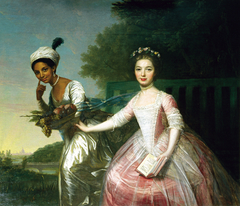 Portrait of Dido Elizabeth Belle Lindsay and Lady Elizabeth Murray by David Martin