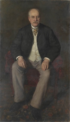 Portrait of Edward Habich by Johannes Kleinschmidt