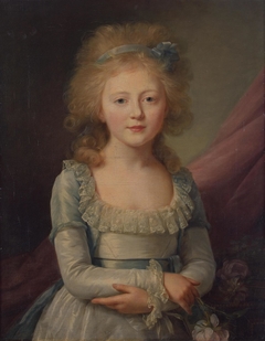 Portrait of grand Duchess Yelena Pavlovna as the Child by Jean-Louis Voille
