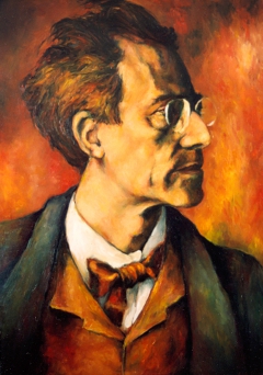 Portrait of Gustav Mahler by Laura van den Hengel