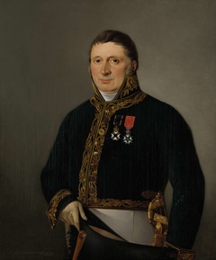 Portrait of Inspector-General A.F. Goudriaan by Izaak Schouman