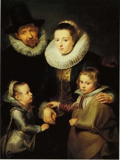 Portrait of Jan Brueghel I (1568-1625) and his family, after 1615
