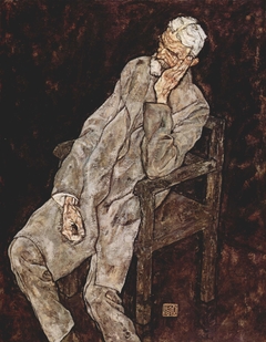 Portrait of Johann Harms by Egon Schiele