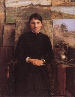 Portrait of Madame Petitjean by Émile Friant