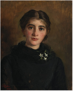 Portrait of Miss Ormsby, later Mrs Homan by Stanhope Forbes