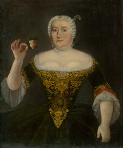 Portrait of Ružena Révayová-Medňanská by Slovenský maliar okolo polovice 18 storočia