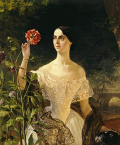 "Portrait of Sophia Shuvalova" (married name Bobrinskaya) by Karl Bryullov