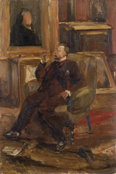 Portrait of the artist Armand Heins by Fernand Scribe