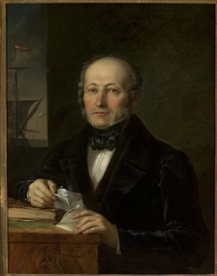 Portrait of the artist’s father, Levy Lesser by Aleksander Lesser