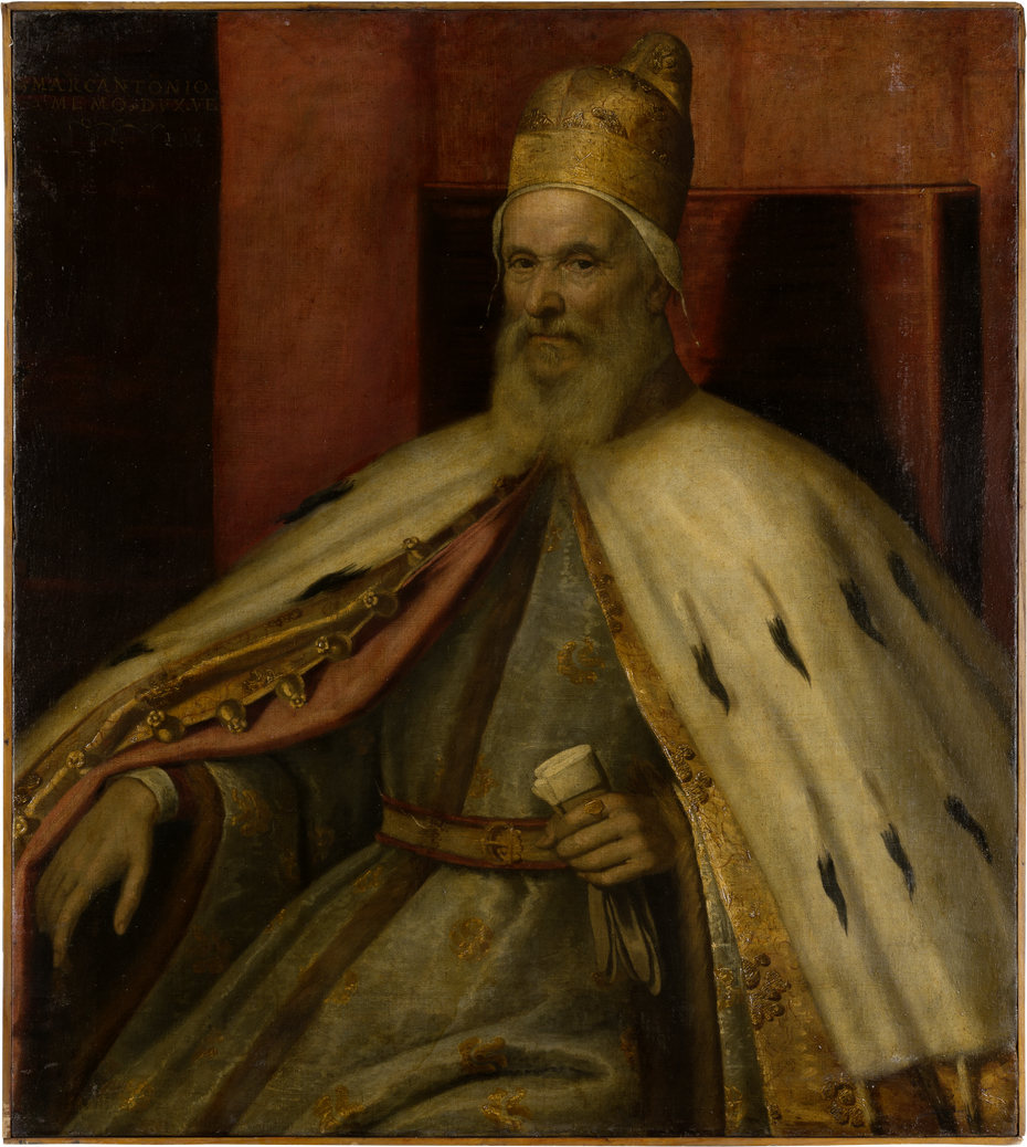 Portrait of the Doge Marcantonio Memmo (1537-1615, Doge since 1612)