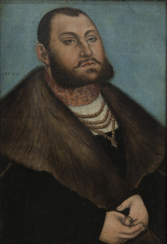 Portrait of the Elector John Frederic the Magnanimous of Saxony (1503-1554) by Lucas Cranach the Elder