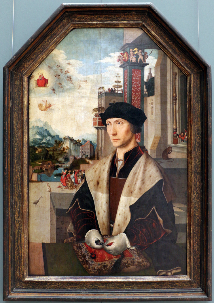 Portrait of the knight Abel van Coulster (1477-1548), representative to the Hof van Holland in 1512