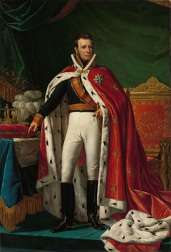 Portrait of William I, King of the Netherlands by Joseph Paelinck
