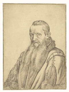Portret van een theoloog by Hendrick Goltzius