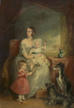 Queen Victoria with Victoria, Princess Royal, and Albert Edward, Prince of Wales