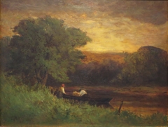 River Scene by Edward Mitchell Bannister