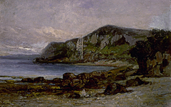 Rocks at Newport by Edward Mitchell Bannister
