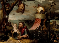 Saint Christopher and the Christ Child by Jan Mandijn