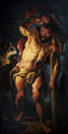 Saint Christopher Carrying the Christ Child by Jacob Jordaens I