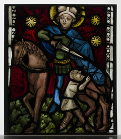 Saint Martin on Horseback Dividing His Cloak by Anonymous