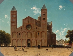 Saint Mary's Church in Utrecht by Jan Weissenbruch