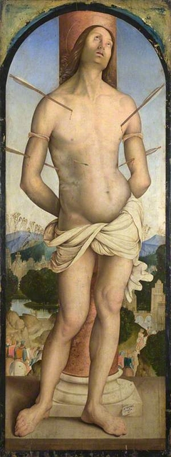 Saint Sebastian by Bernardino Zaganelli