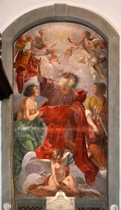 Saint Vitalis of Milan between Saints Gervasius and Protasius by Cecco Bravo