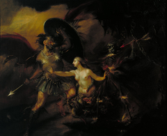 Satan, Sin and Death (A Scene from Milton's `Paradise Lost')