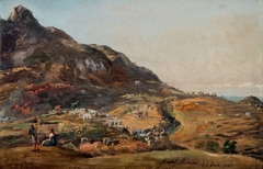 Scene from Ischia by Johan Christian Dahl